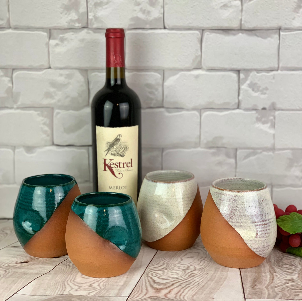 Stoneware deals wine goblets