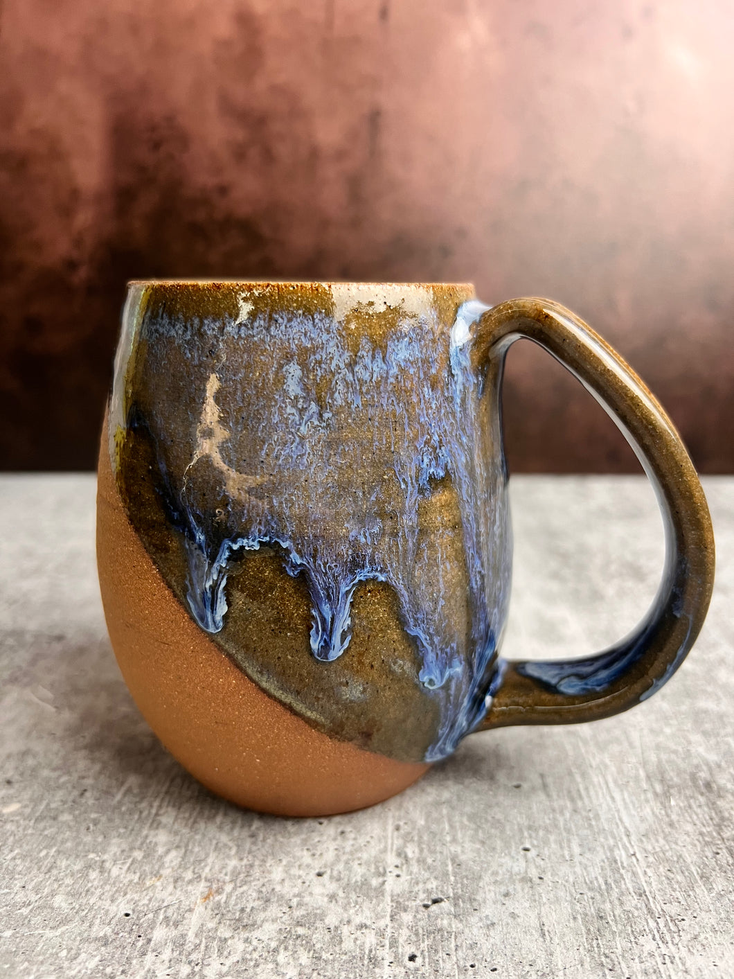 Northwest Mugs: OOAK, Blue World, Aurora Borealis, Teal, Green