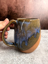 Load image into Gallery viewer, Northwest Mugs: OOAK, Blue World, Aurora Borealis, Teal, Green