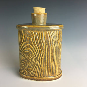 pottery woodsman's flask